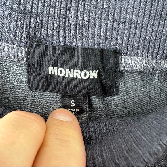 MONROW grey straight leg sweatpant - Picture 6 of 6
